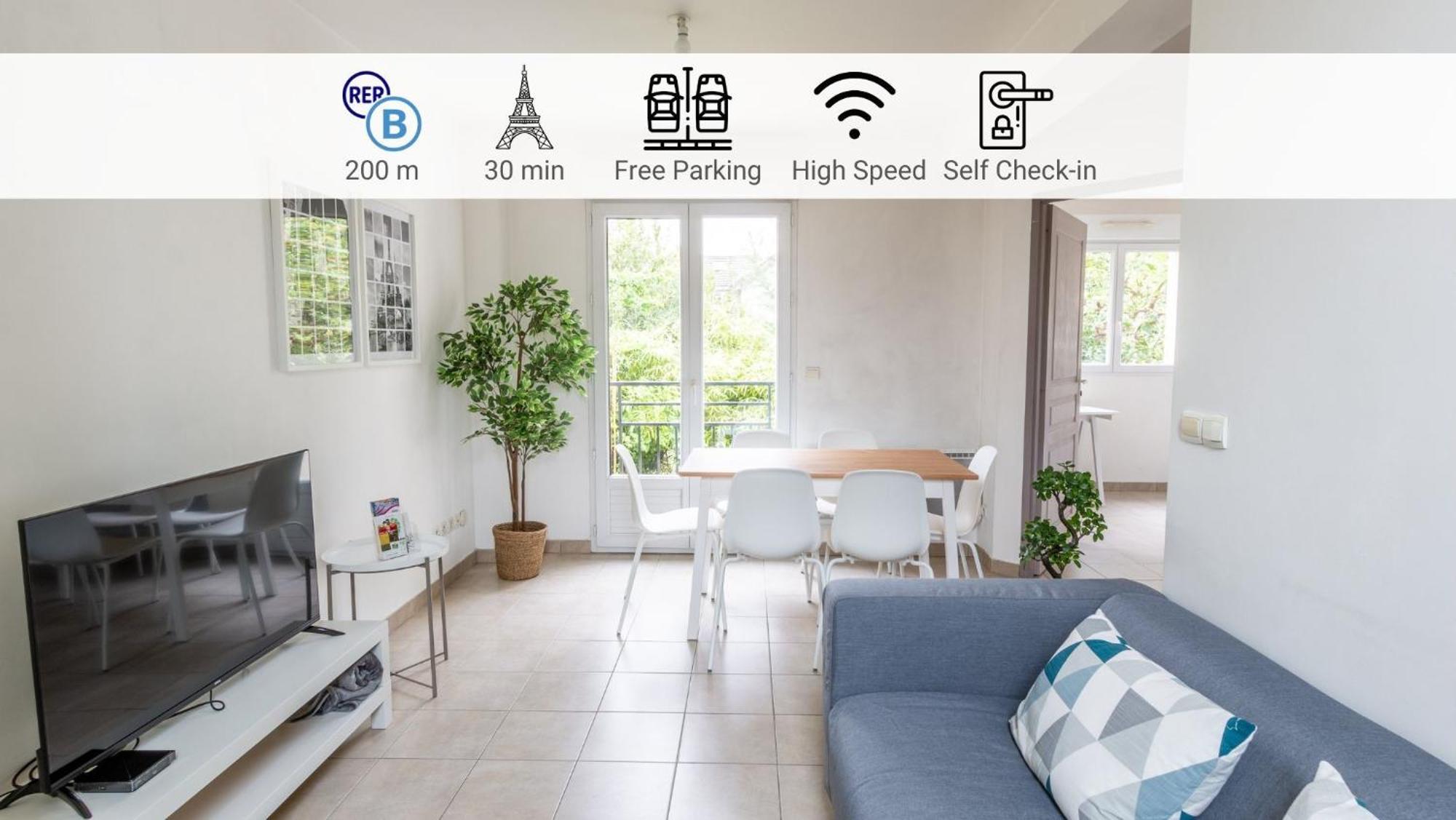 Le Poincare, Proche Gare Rer, Parking, Arrivee Autonome Apartment Palaiseau Ngoại thất bức ảnh